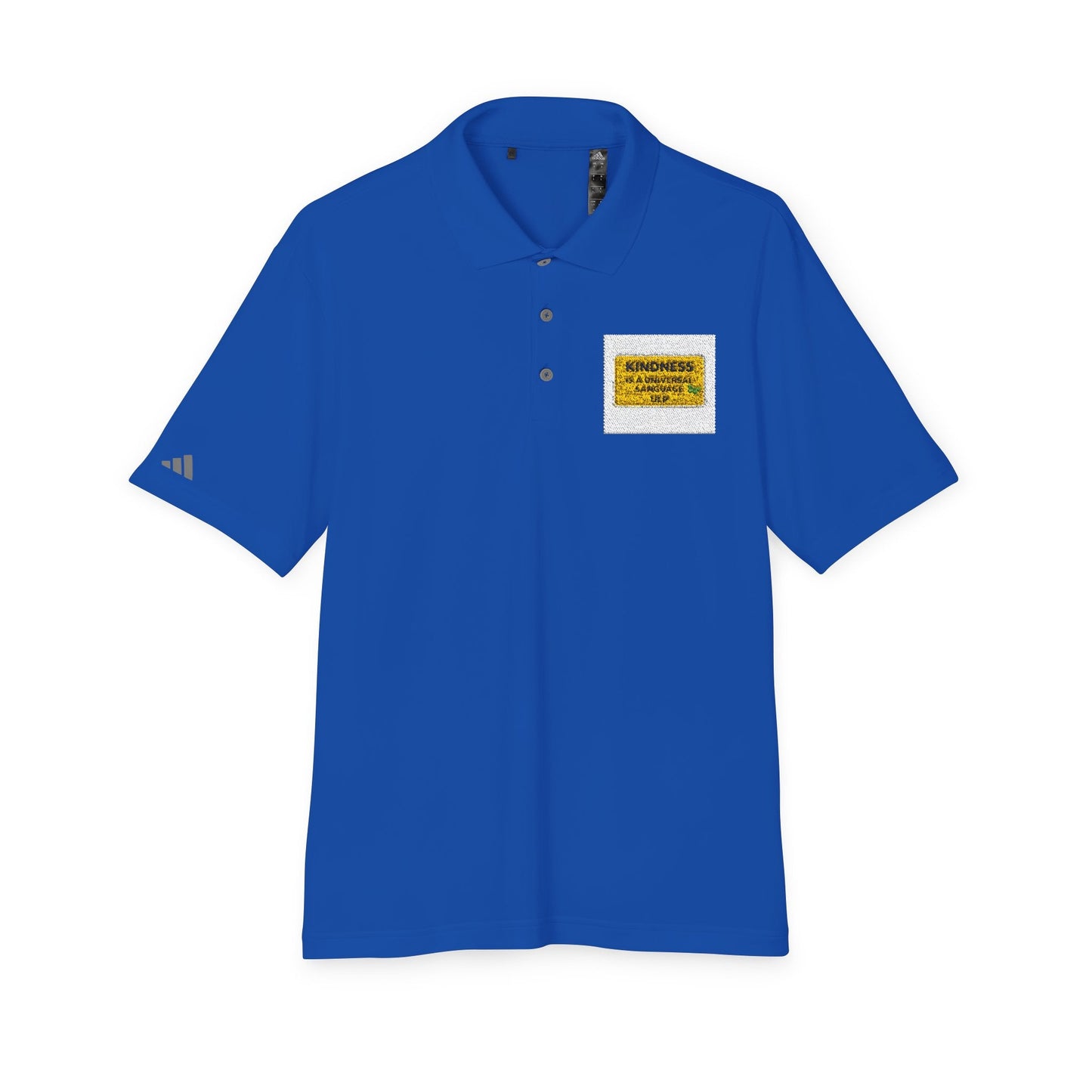 Kindness Is a Universal Language Golf Polo — Motivational Golf Shirt
