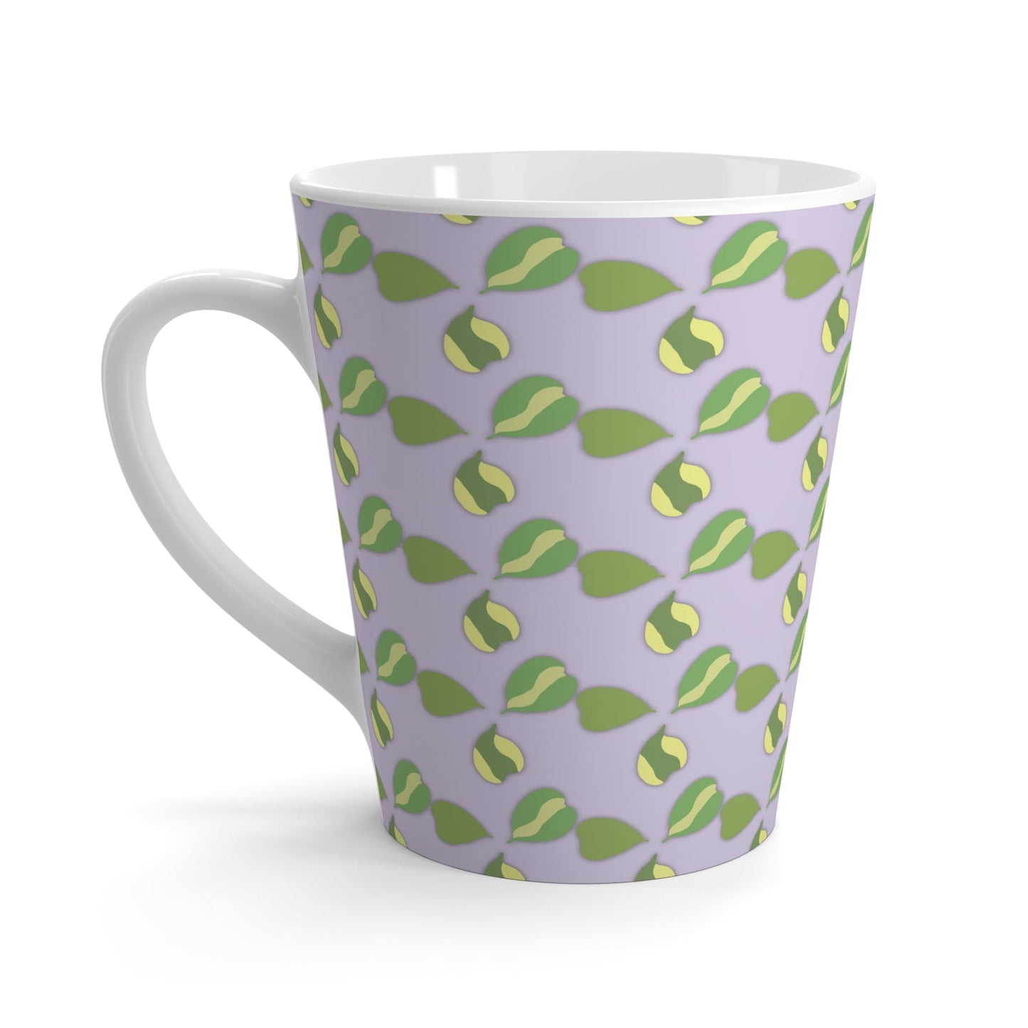 Hoya Kerrii Pattern Ceramic Mug 12 oz