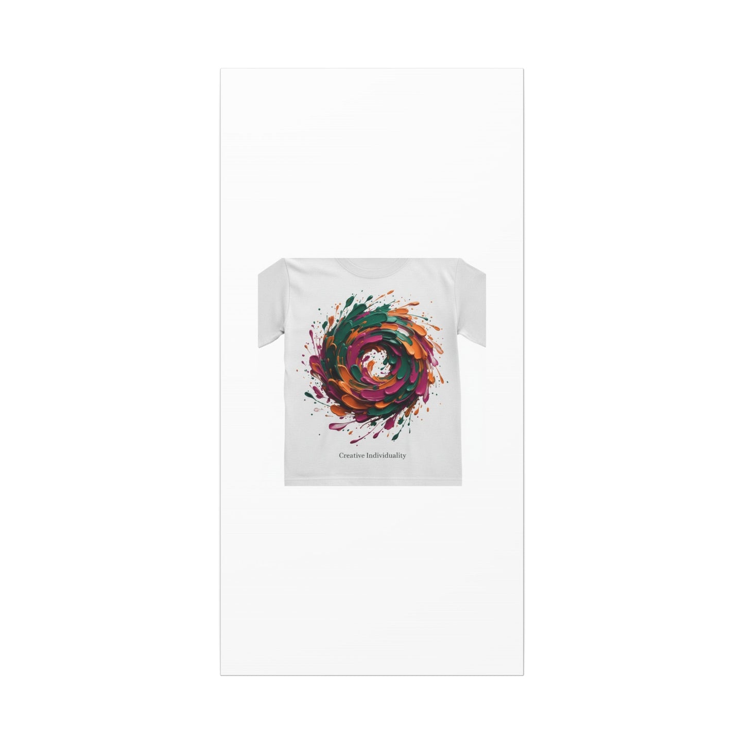 Painterly Abstract Floral Swirl Canvas | Matte Stretched Canvas
