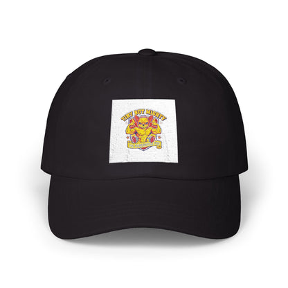 Powerhouse Puppy Funny Dad Cap — Cute Dog Lover Baseball Hat