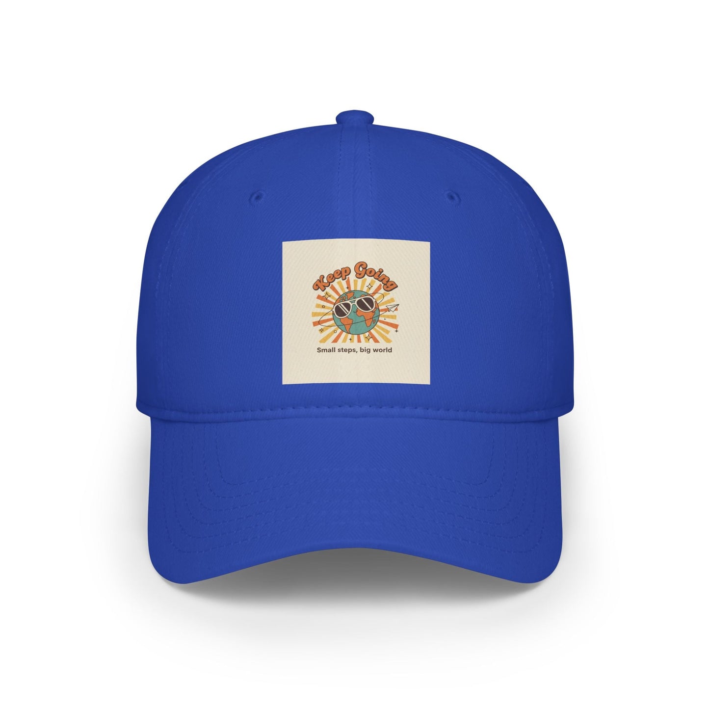 Keep Going: Small Steps, Big World Motivational Cap