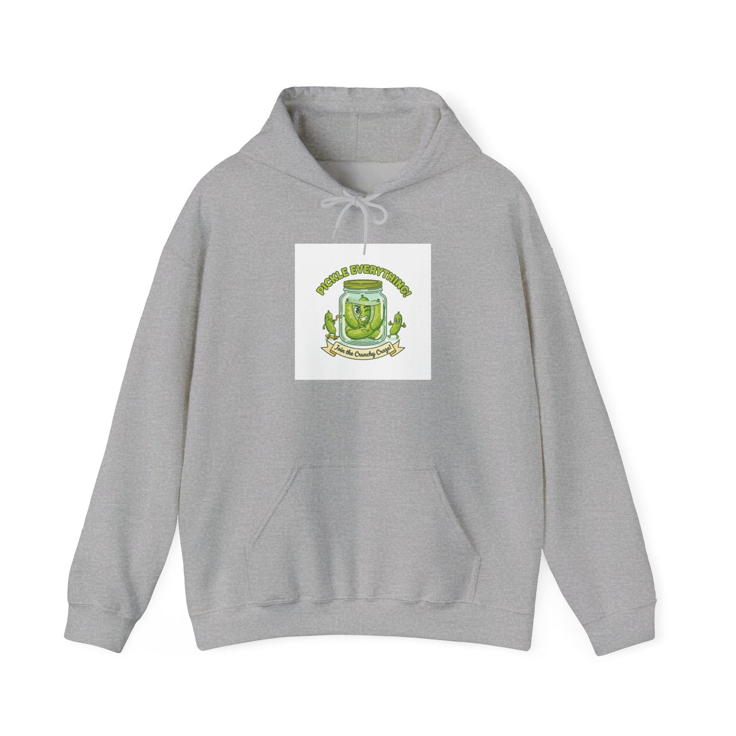 Pickle Enthusiast Crest Hoodie | brine design, pickle lover apparel