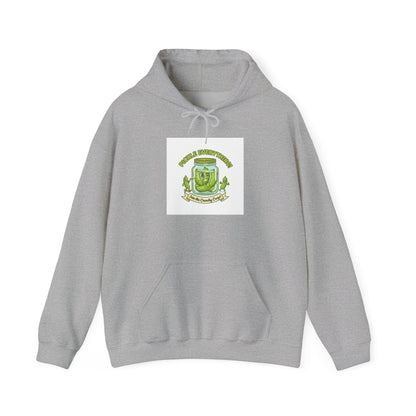 Pickle Enthusiast Crest Hoodie | brine design, pickle lover apparel
