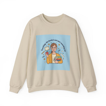 Teachers Life Crewneck Sweatshirt | Funny Teacher Gift