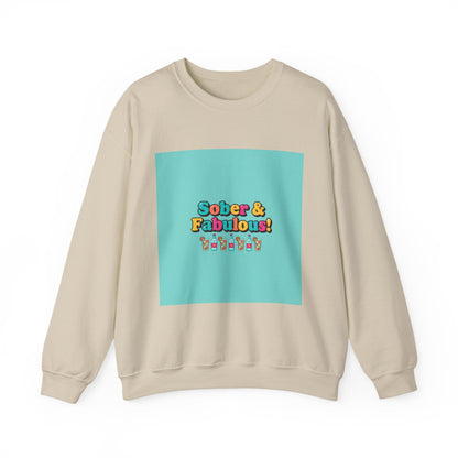 Sober & Fabulous Crewneck Sweatshirt, Dry January, Mocktail Trend