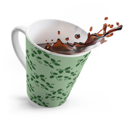 Pothos Pattern Ceramic Mug 12 oz