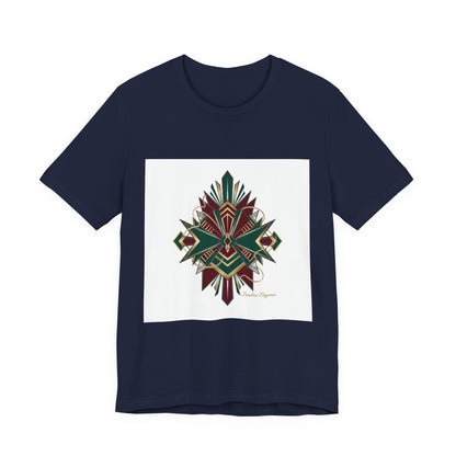 "Timeless Elegance" Art Deco Geometric T-Shirt | Vintage Luxury Graphic Tee