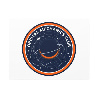 Orbital Mechanics Club Canvas | mission patch, space science