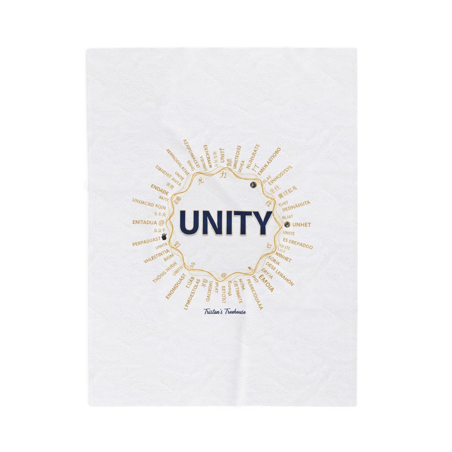 UNITY Velveteen Blanket | sober curious, Dry January mocktail pride