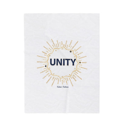UNITY Velveteen Blanket | sober curious, Dry January mocktail pride