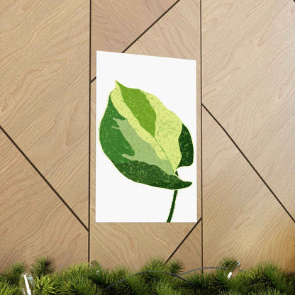 Manjula Pothos Illustrated Botanical Print – Unframed Wall Art