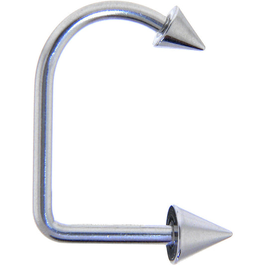 14G Stainless Steel LIPPYLOOP Spike Labret