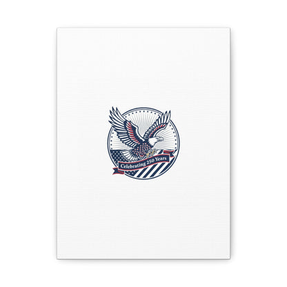 250th Anniversary Eagle Emblem Canvas | Semiquincentennial Americana