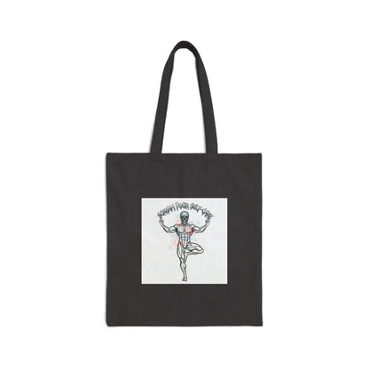 Hard Rock Self-Care Tote | metal font shirt, gothic wellness quote