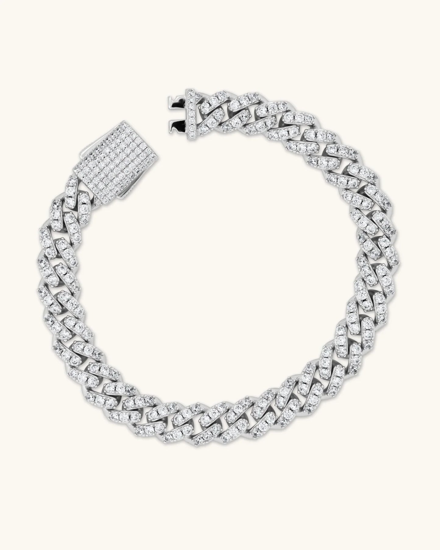 8mm Wiggy Cuban Bracelet