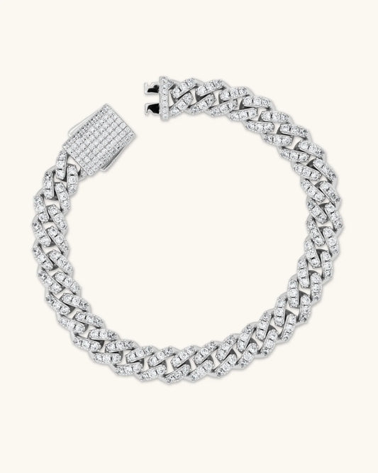 8mm Wiggy Cuban Bracelet