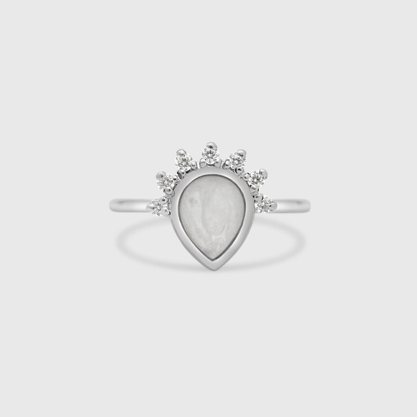 Teardrop Gem Ring