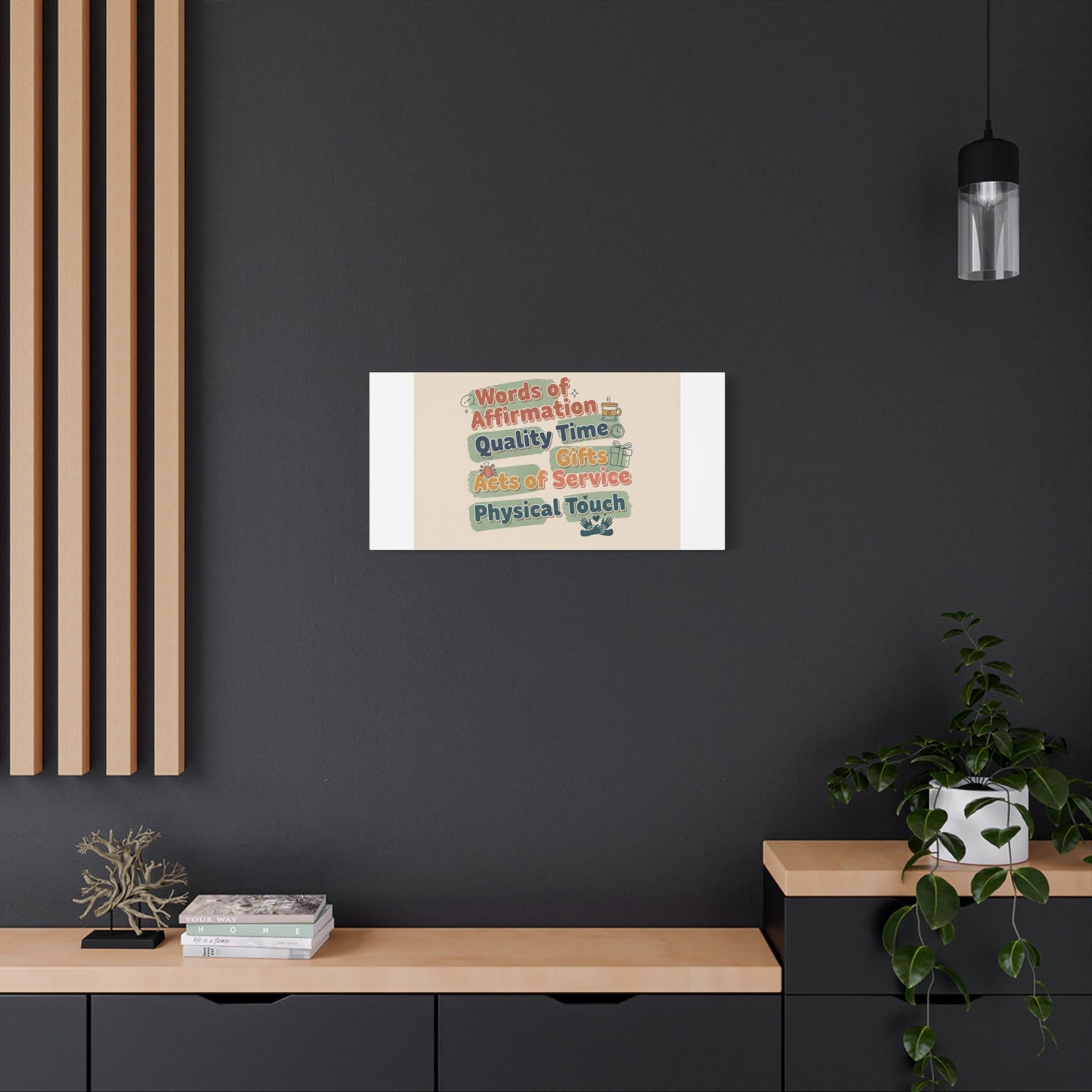 Love Languages List Matte Canvas Wall Art | love language meme, relationship humor