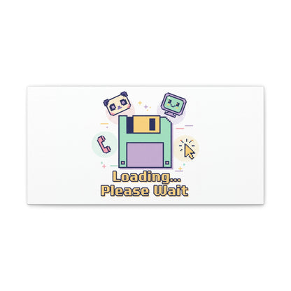 Loading Please Wait Canvas | Old Internet Aesthetic, 90s Web Nostalgia
