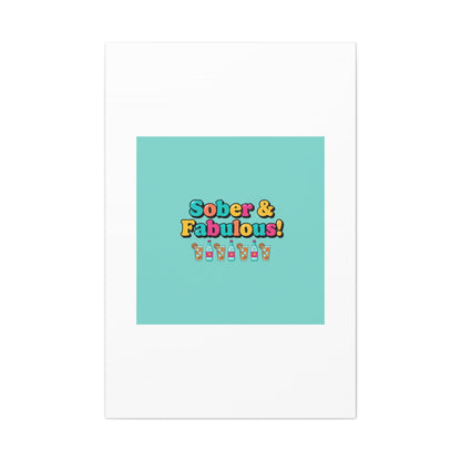 Sober & Fabulous! Canvas | Dry January, Mocktail Trend