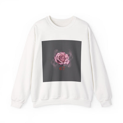 6 7 Valentine's Sweatshirt | Viral Gothic Rose Crewneck | 6 7 Meaning Dark Romance