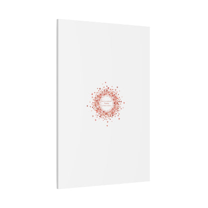 Tiny Heart Confetti Canvas | Matte Stretched Wall Art