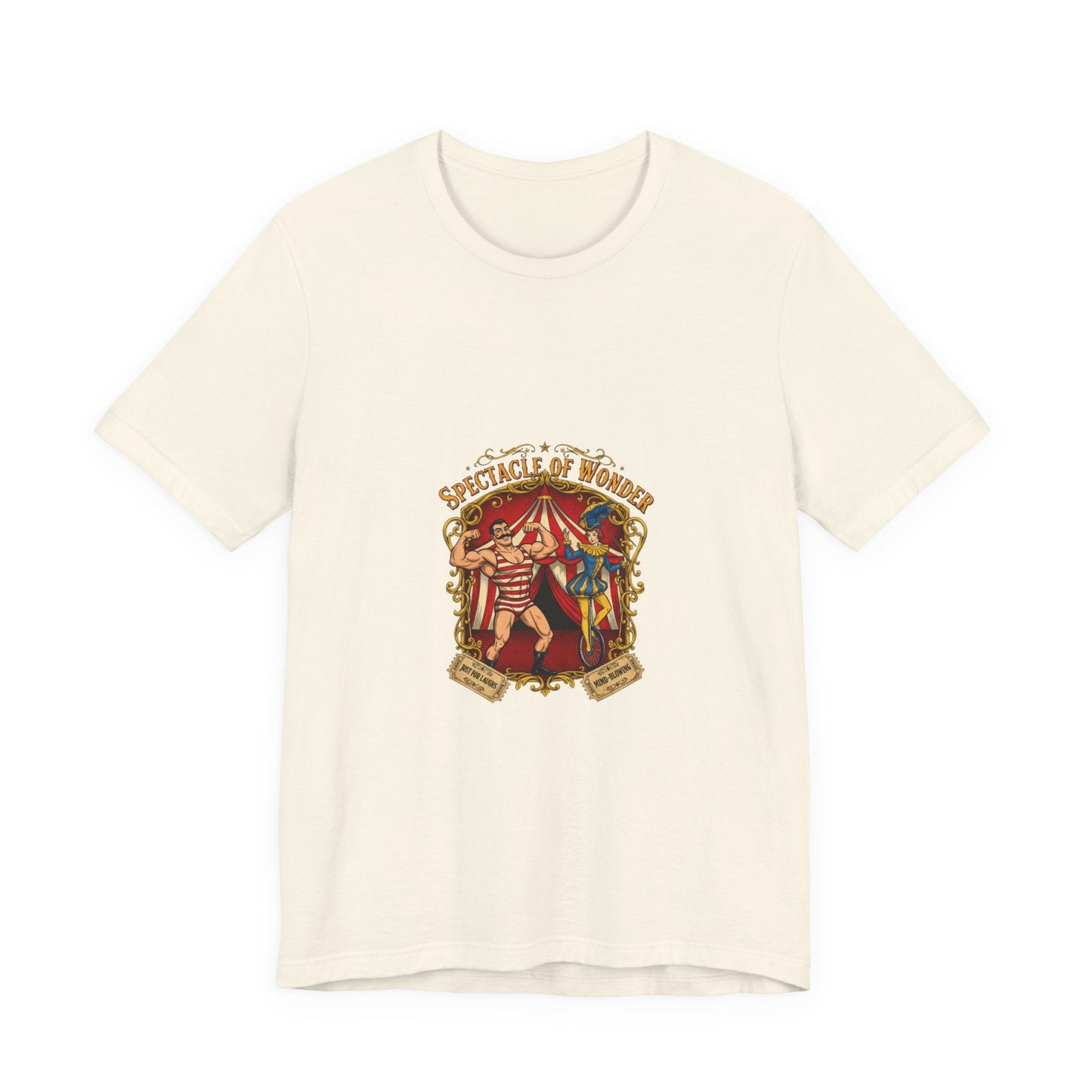 "Spectacle of Wonder" Vintage Circus T-Shirt | Retro Carnival Graphic Tee