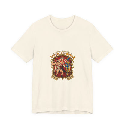 "Spectacle of Wonder" Vintage Circus T-Shirt | Retro Carnival Graphic Tee