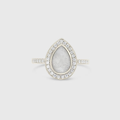 Teardrop Gemstone Ring