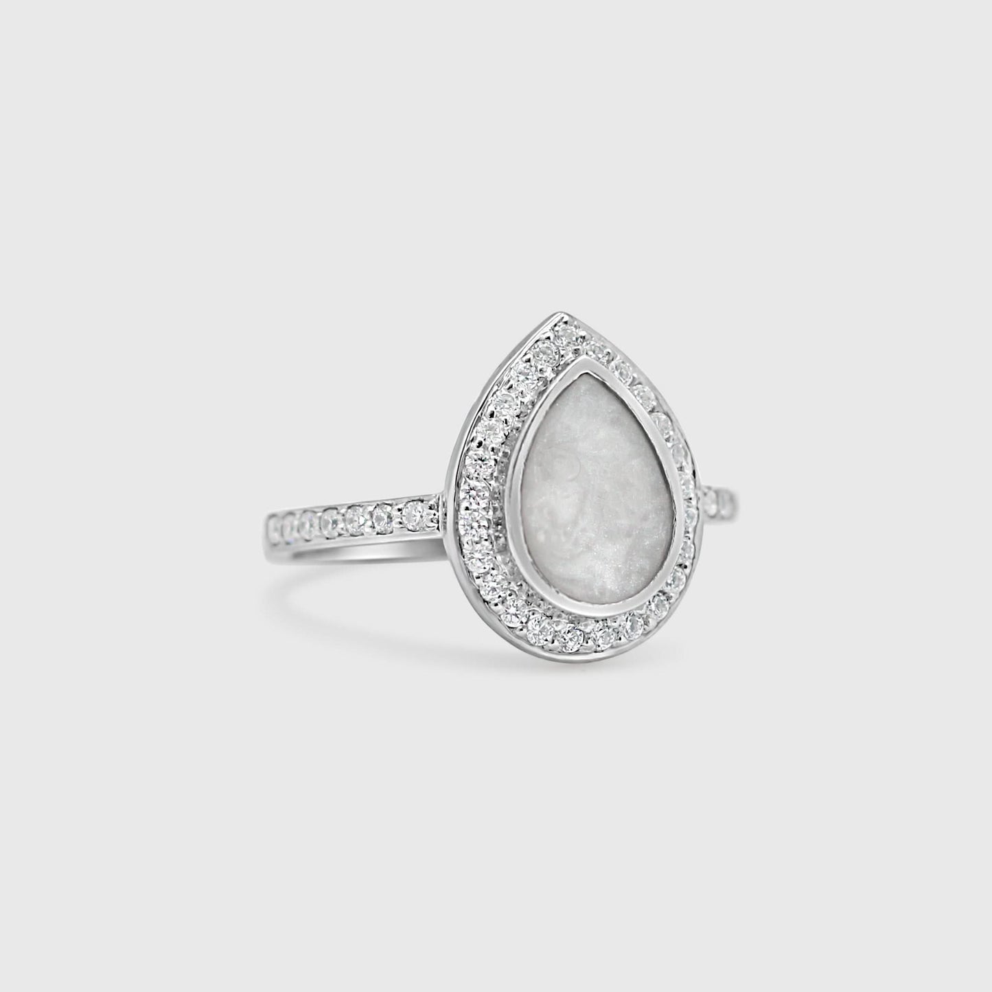 Teardrop Gemstone Ring