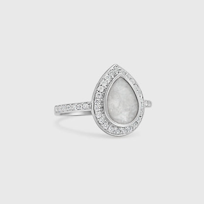 Teardrop Gemstone Ring