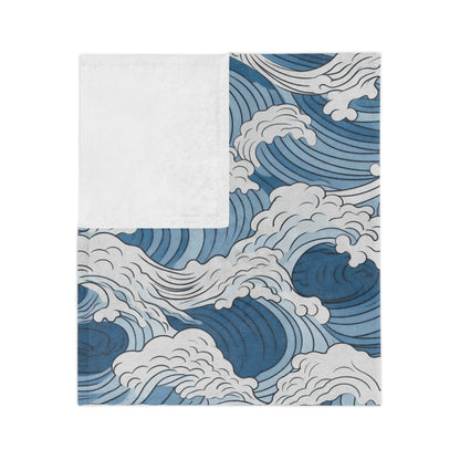 Through The Waters Minky Blanket