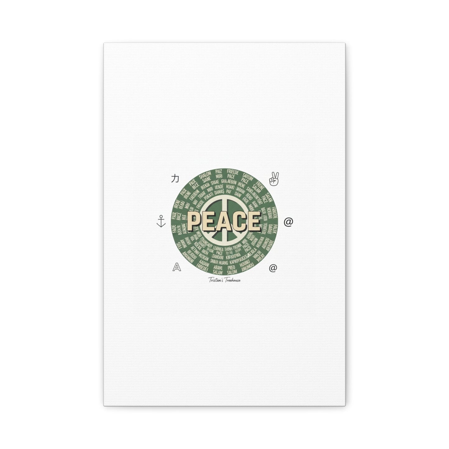 Peace doodle canvas | hand drawn sketch aesthetic, handwritten message