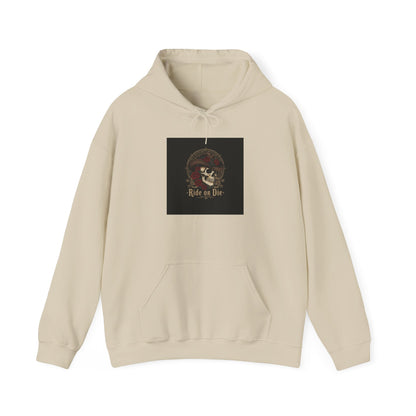 Ride or Die Skull, Hoodie | western skull art, gothic Americana