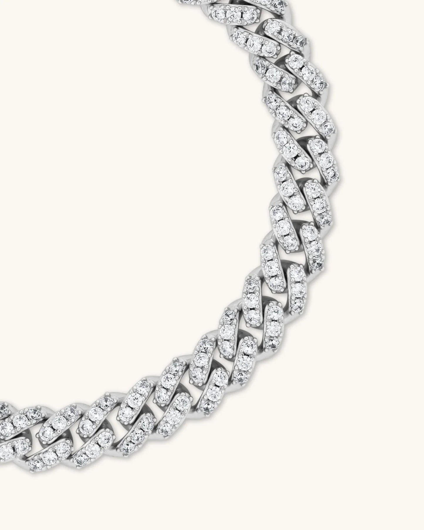 8mm Wiggy Cuban Bracelet