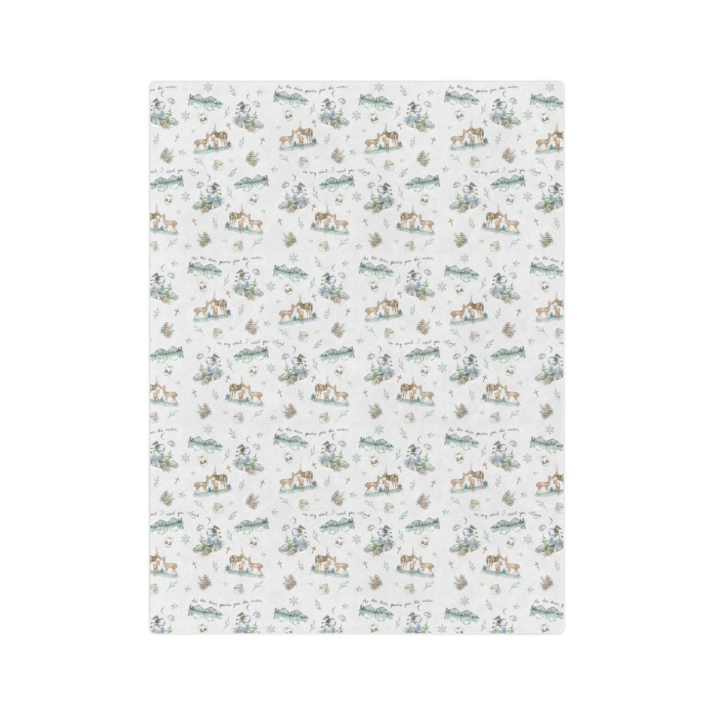 My Soul Longs Minky Blanket