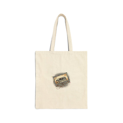 Glitch Tape Graphic Tote | Analog Error retro-tech, VHS static