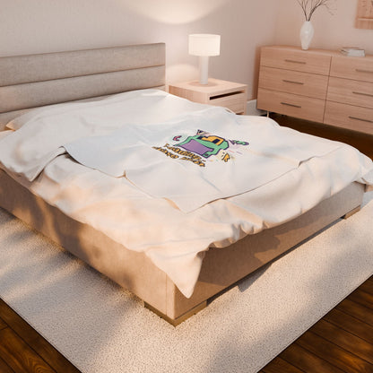Loading Please Wait pixel art Velveteen Plush Blanket | Old Internet Aesthetic