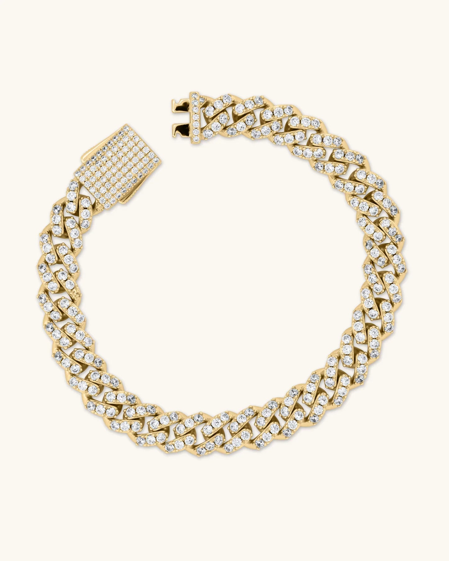 8mm Wiggy Cuban Bracelet