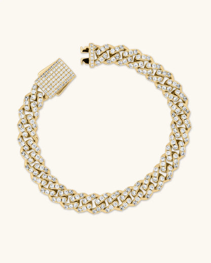 8mm Wiggy Cuban Bracelet