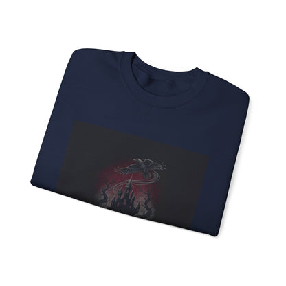 "Whispered Secrets of the Shadows" Gothic Crewneck | Dark Fantasy Sweatshirt