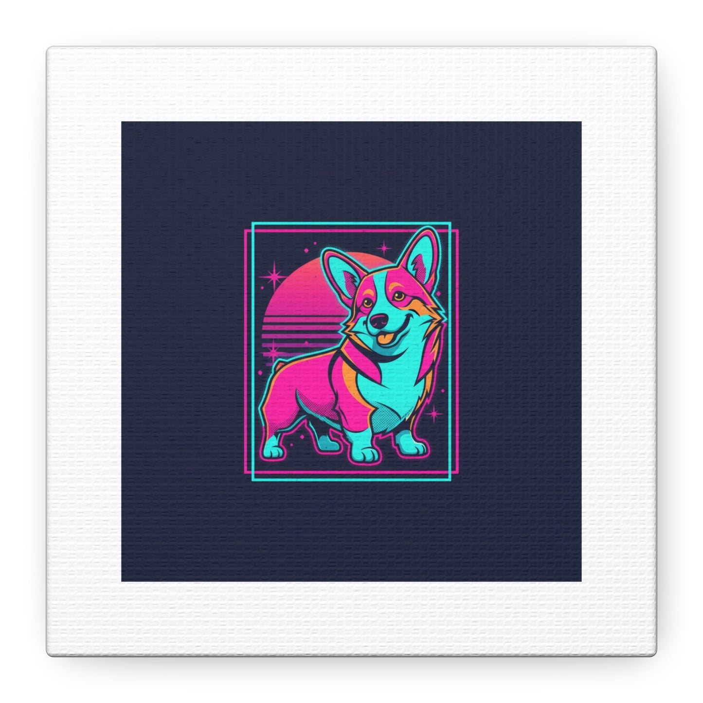 Platonic Love Corgi Canvas | Friendship Valentine, Galentine’s Wall Art