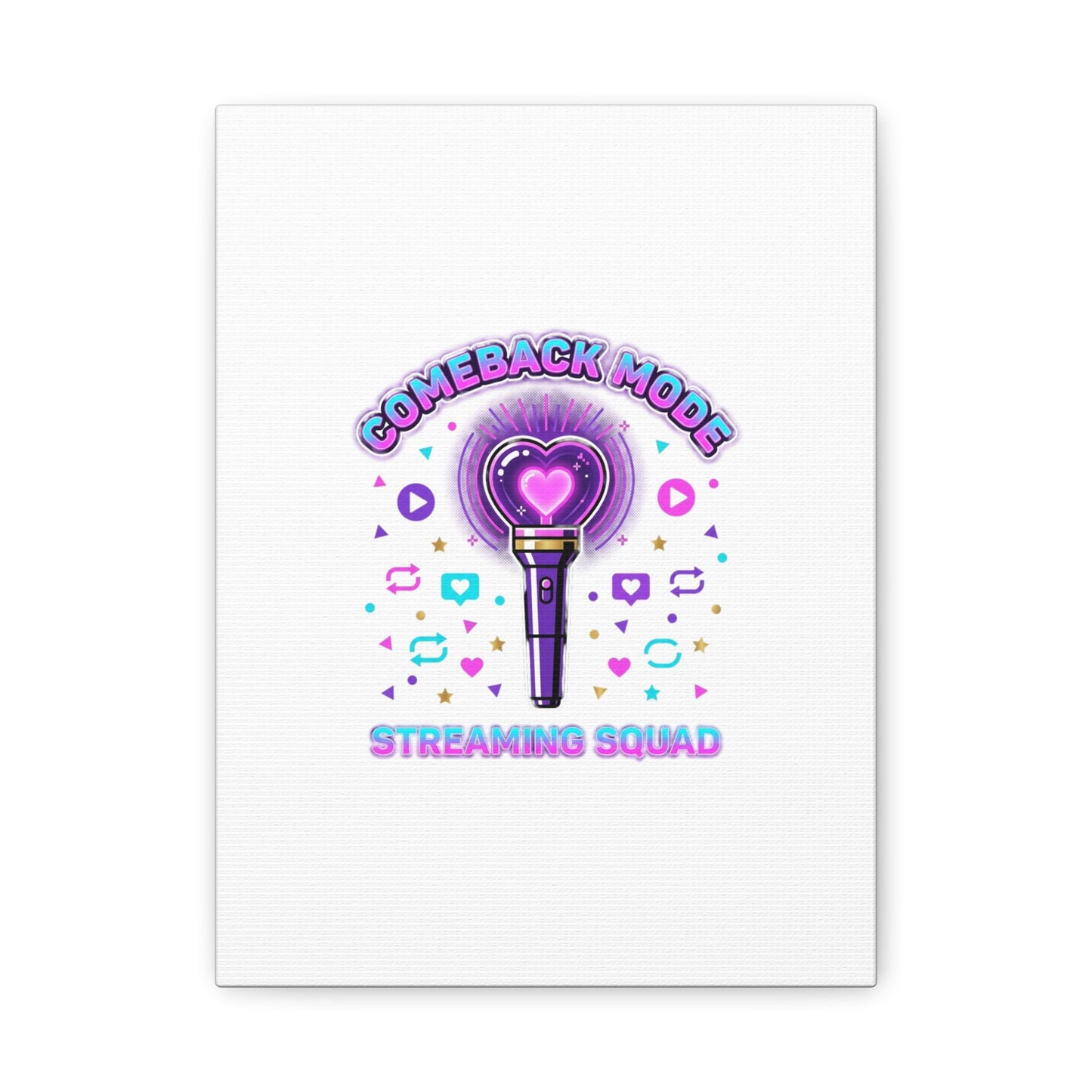 Comeback Mode Lightstick Canvas | K-pop Comeback, Streaming Squad