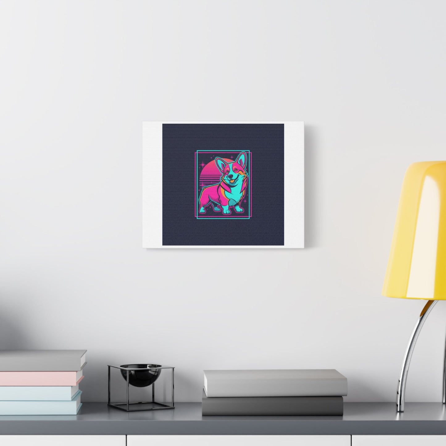 Platonic Love Corgi Canvas | Friendship Valentine, Galentine’s Wall Art