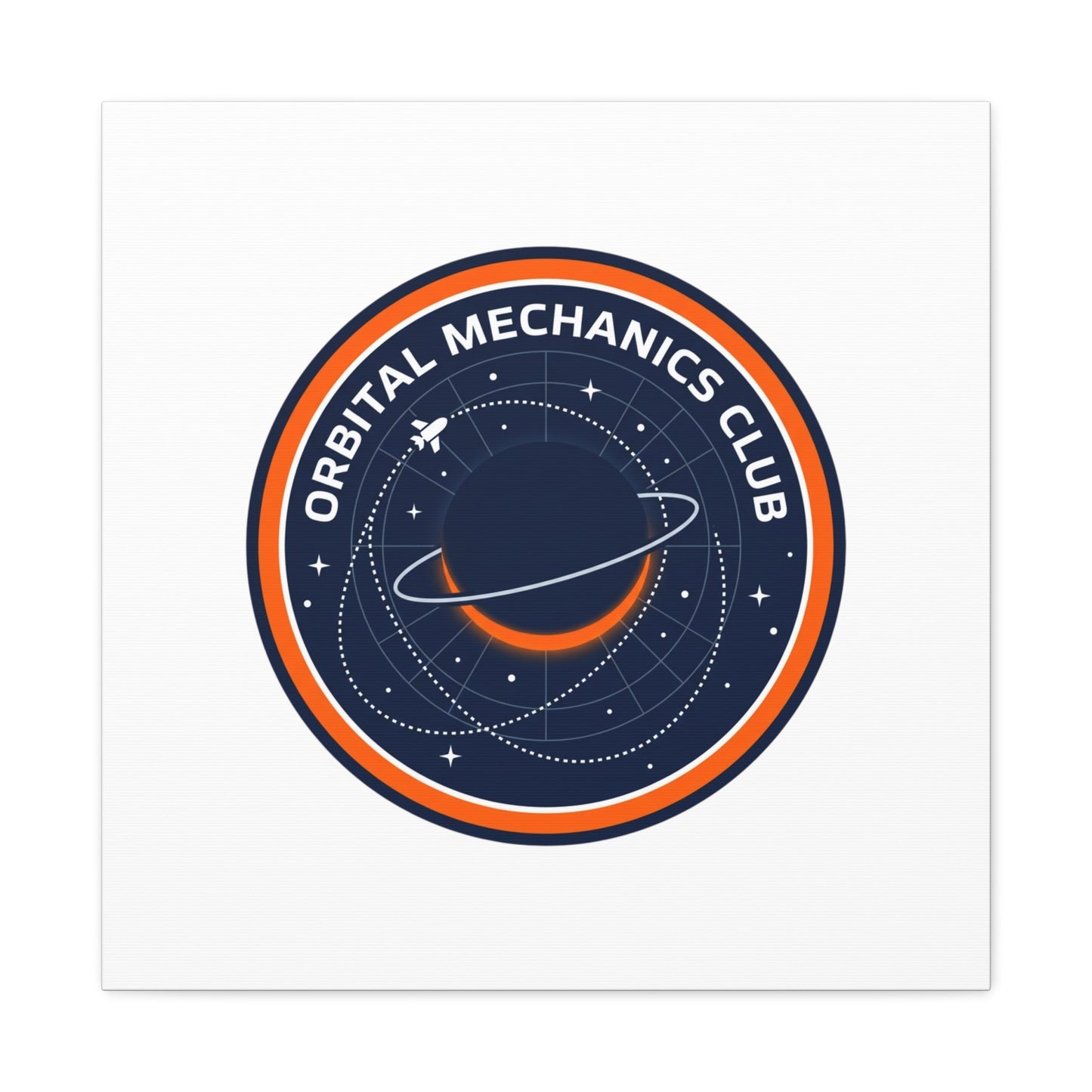 Orbital Mechanics Club Canvas | mission patch, space science