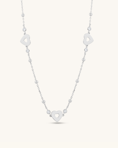Open Heart Beats Necklace