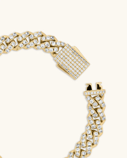 8mm Wiggy Cuban Bracelet