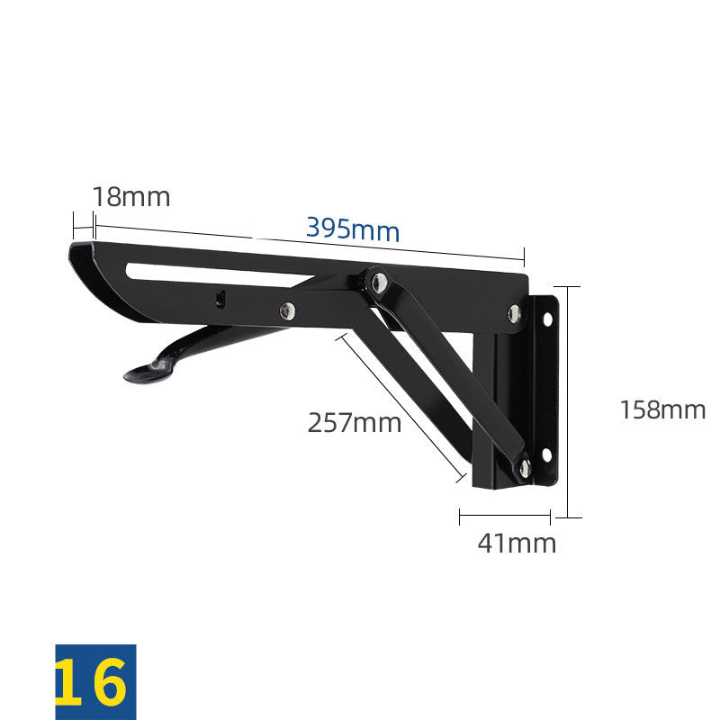 Stainless Steel K-shaped Folding Triangle Bracket Wall Shelf Shelf Support Frame