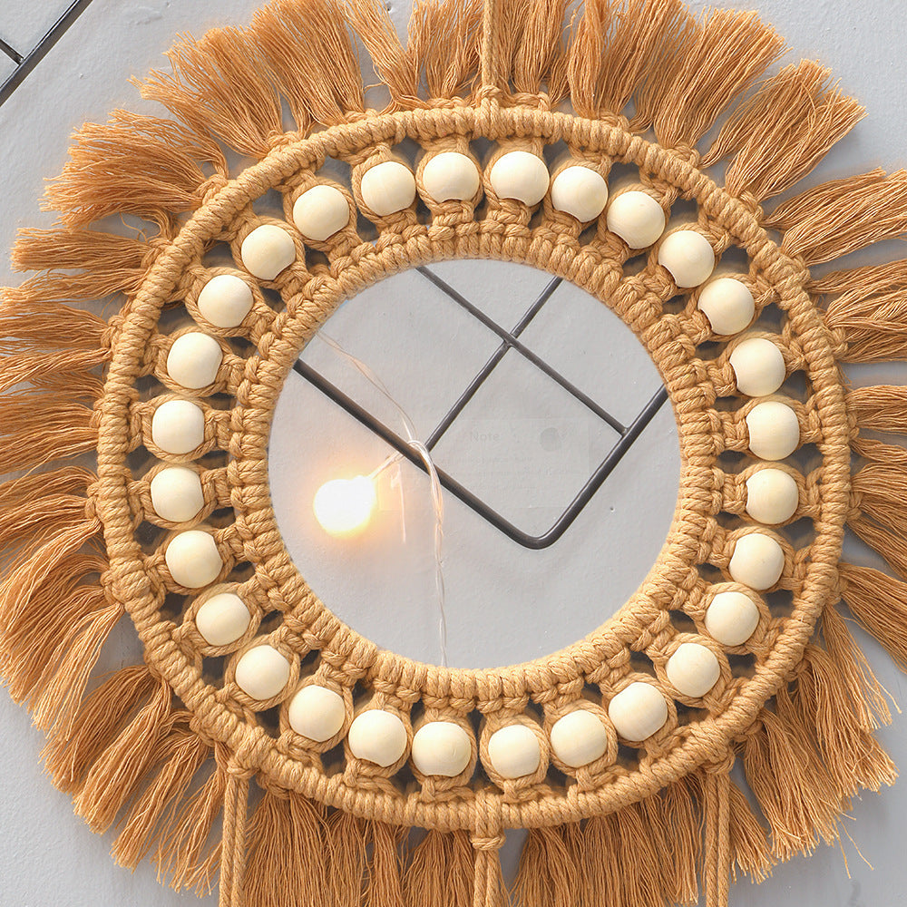 Ins Nordic Makeup Mirror Home Decoration Wall Hanging