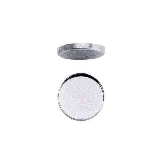 14mm Sterling Silver Bezel Round 2 pack